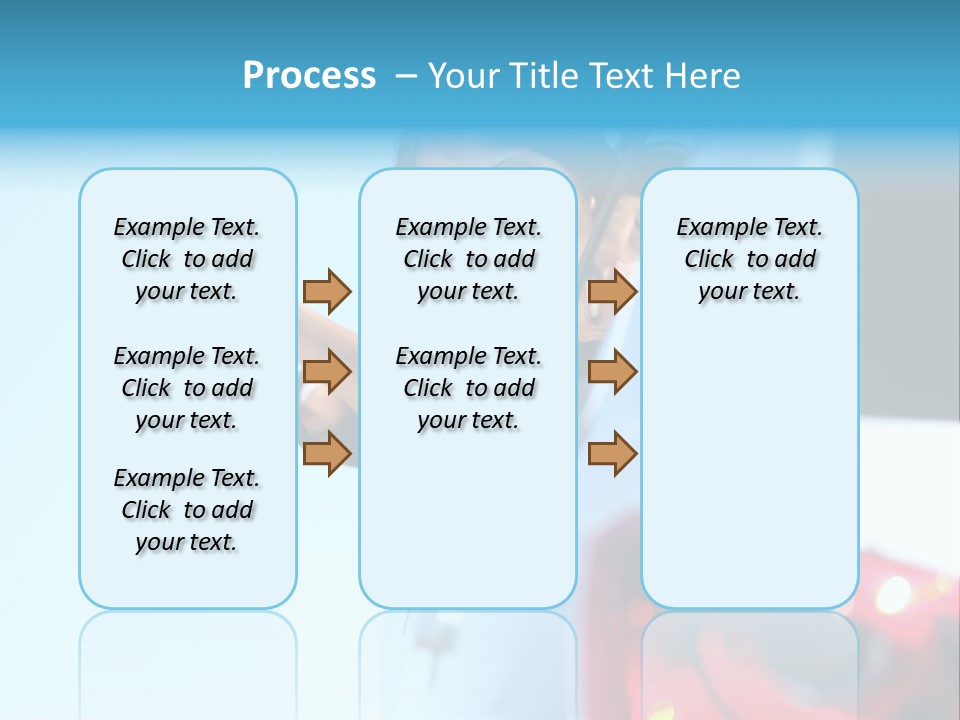 A Woman Holding A Car Key In Her Hand PowerPoint Template