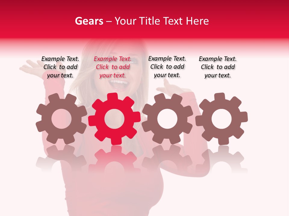 College Beautiful Youth PowerPoint Template