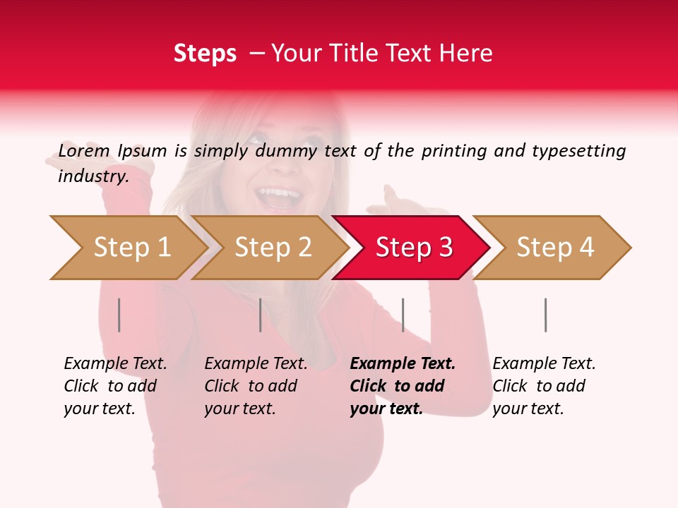 College Beautiful Youth PowerPoint Template
