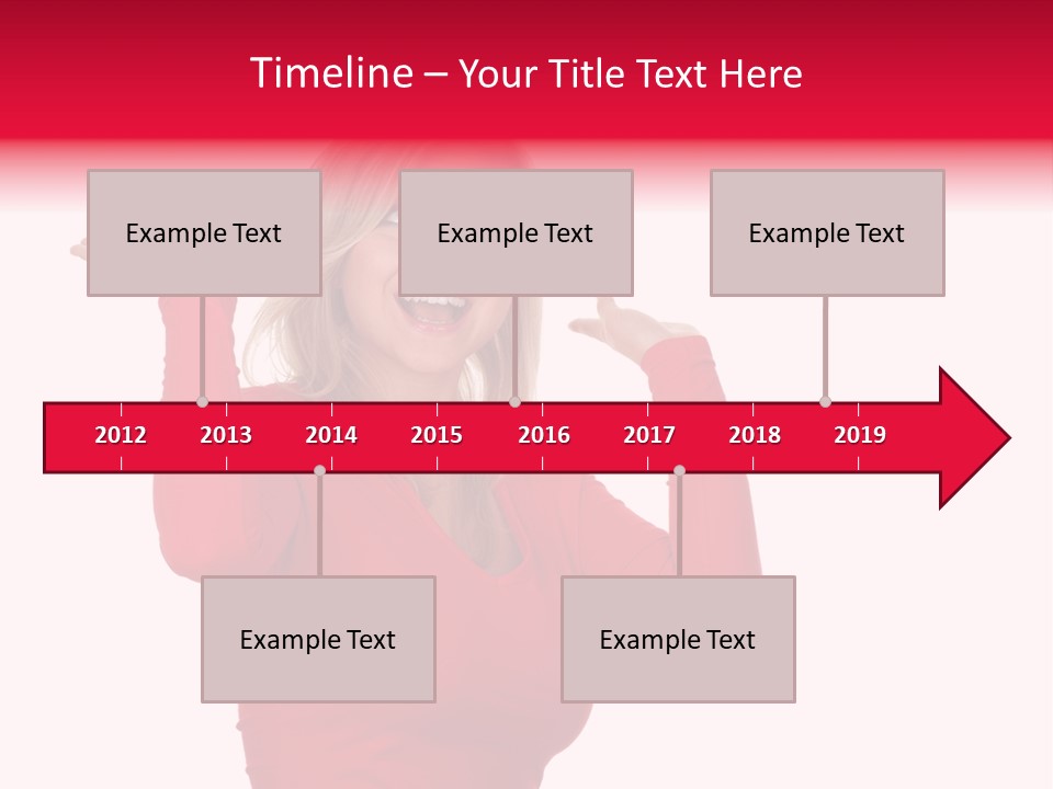 College Beautiful Youth PowerPoint Template