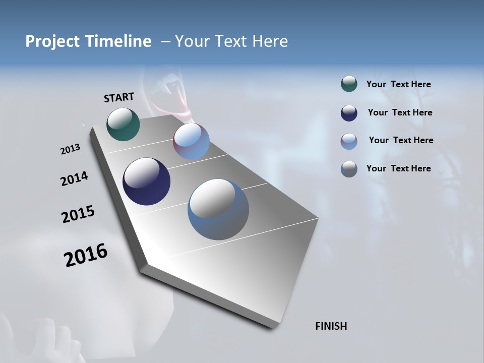 Woman Bloodshot Twilight PowerPoint Template