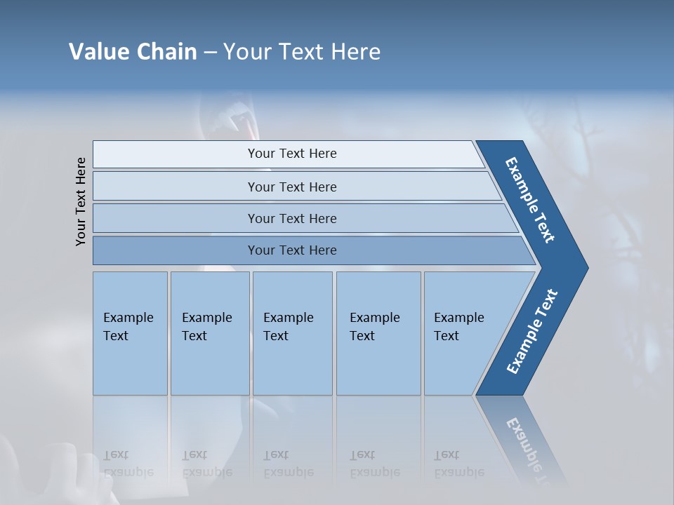 Woman Bloodshot Twilight PowerPoint Template