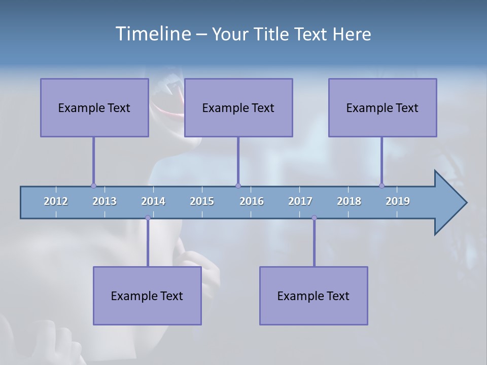 Woman Bloodshot Twilight PowerPoint Template
