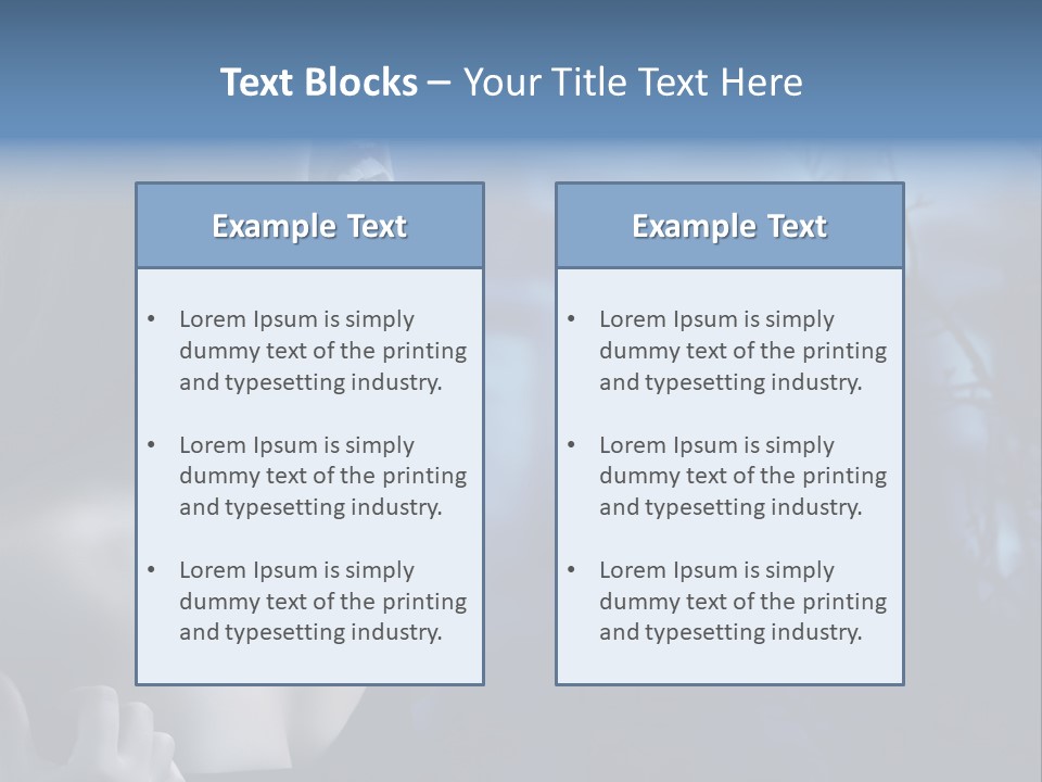 Woman Bloodshot Twilight PowerPoint Template