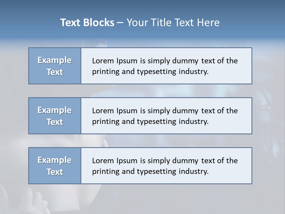 Woman Bloodshot Twilight PowerPoint Template