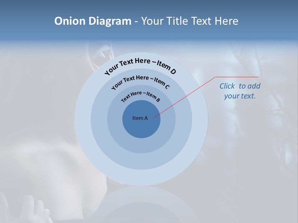Woman Bloodshot Twilight PowerPoint Template
