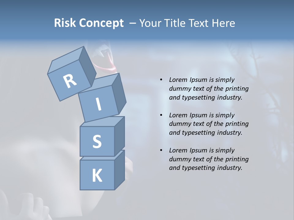 Woman Bloodshot Twilight PowerPoint Template