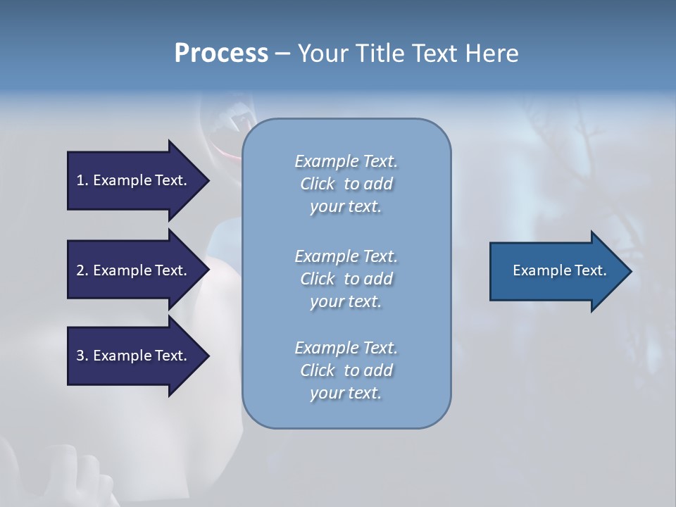 Woman Bloodshot Twilight PowerPoint Template
