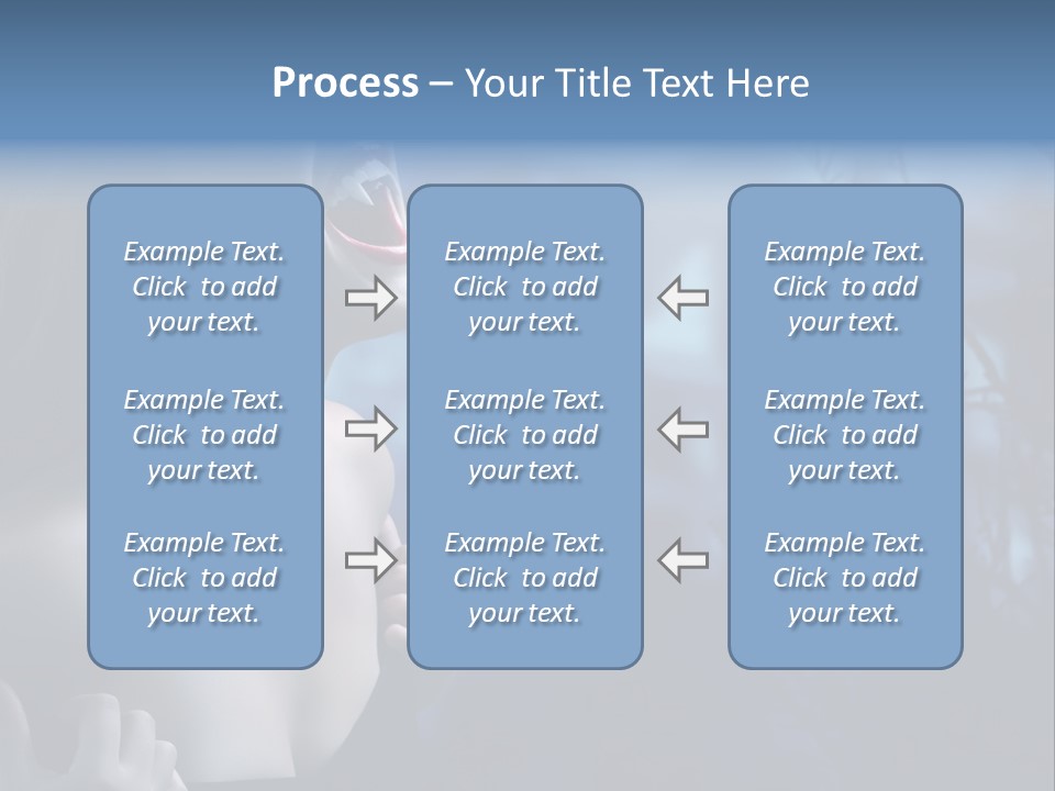 Woman Bloodshot Twilight PowerPoint Template