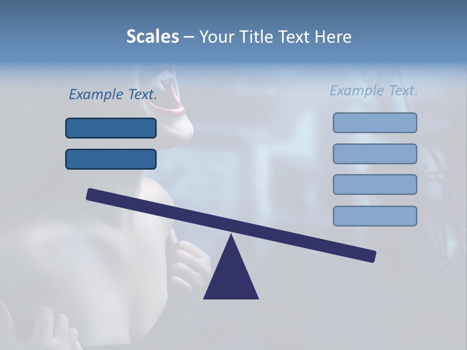 Woman Bloodshot Twilight PowerPoint Template