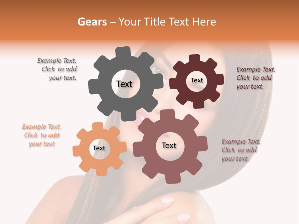 Artistic Makeup Closeup PowerPoint Template