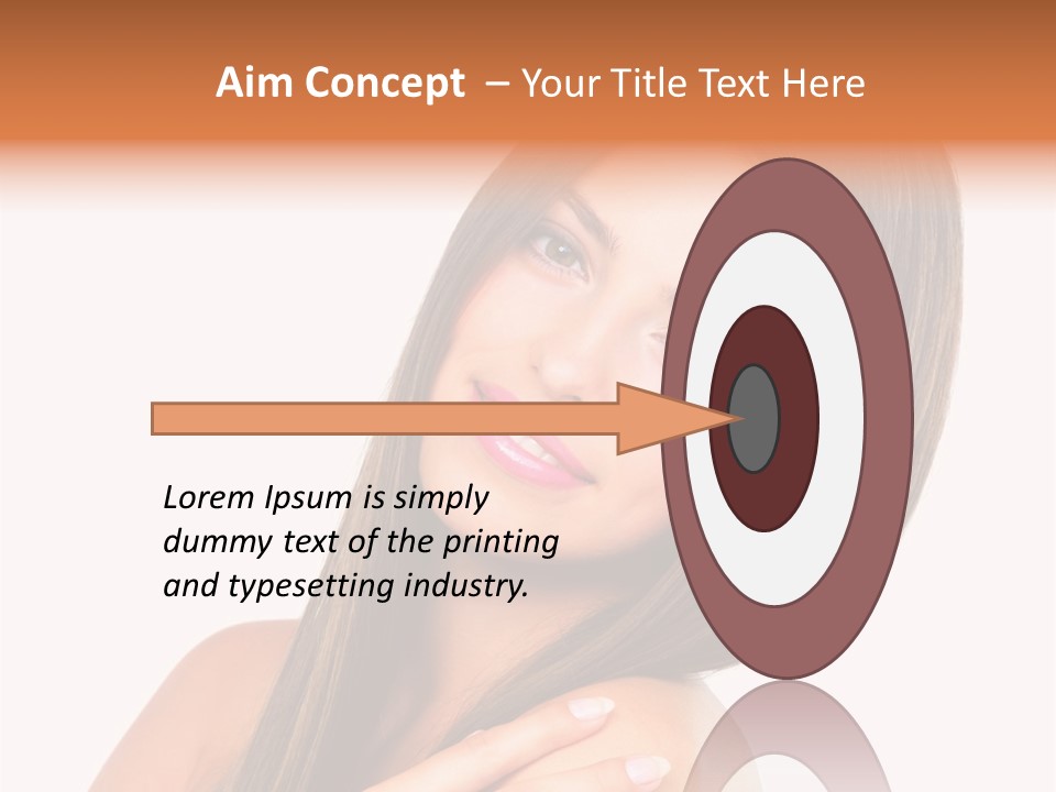 Artistic Makeup Closeup PowerPoint Template