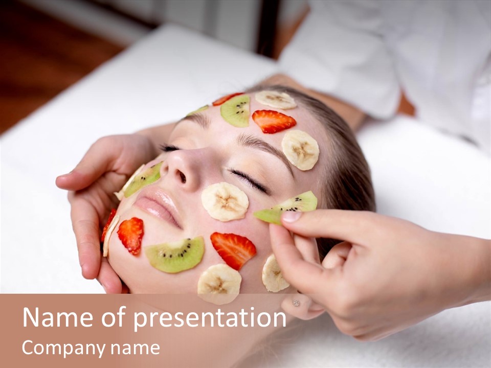 Healthy Cosmetic Wellness PowerPoint Template