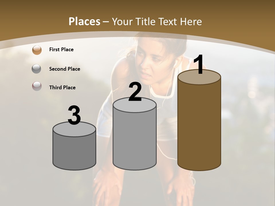 Sportswear Girl Summer PowerPoint Template