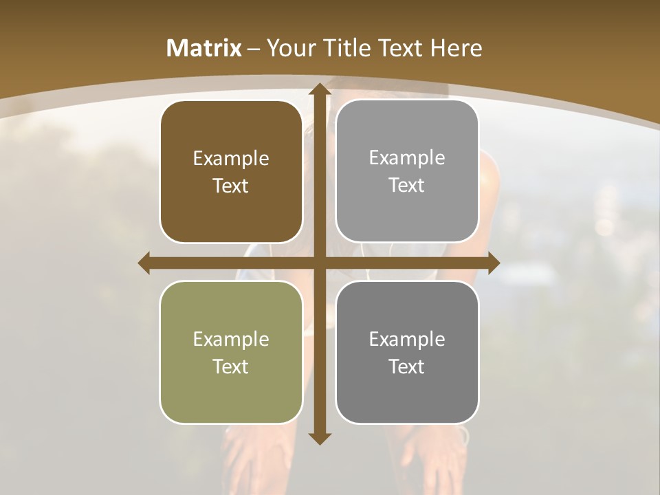 Sportswear Girl Summer PowerPoint Template