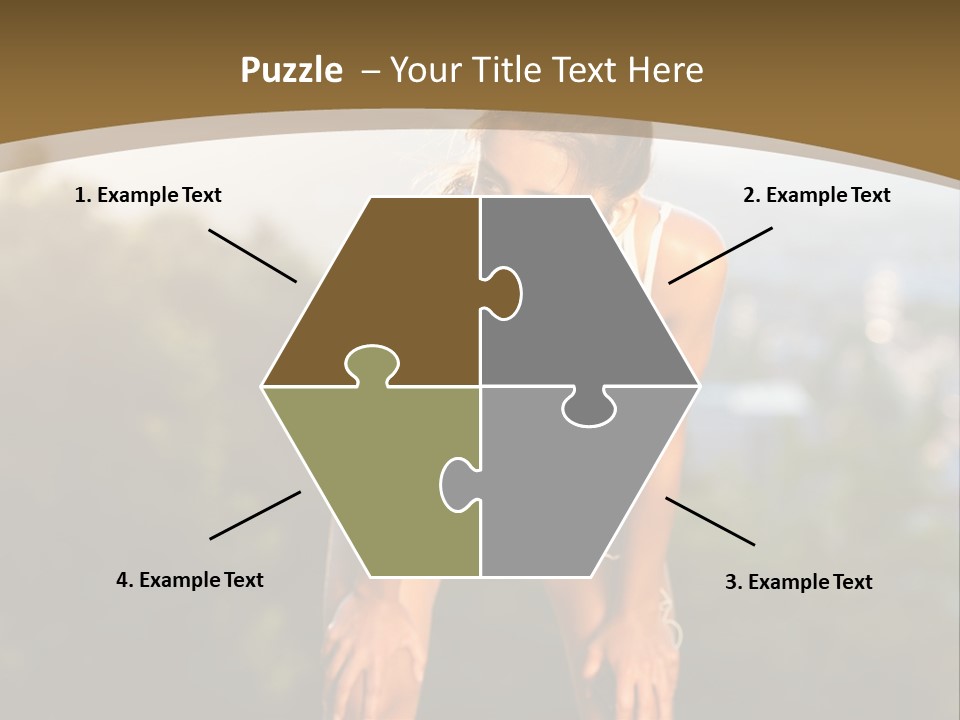 Sportswear Girl Summer PowerPoint Template