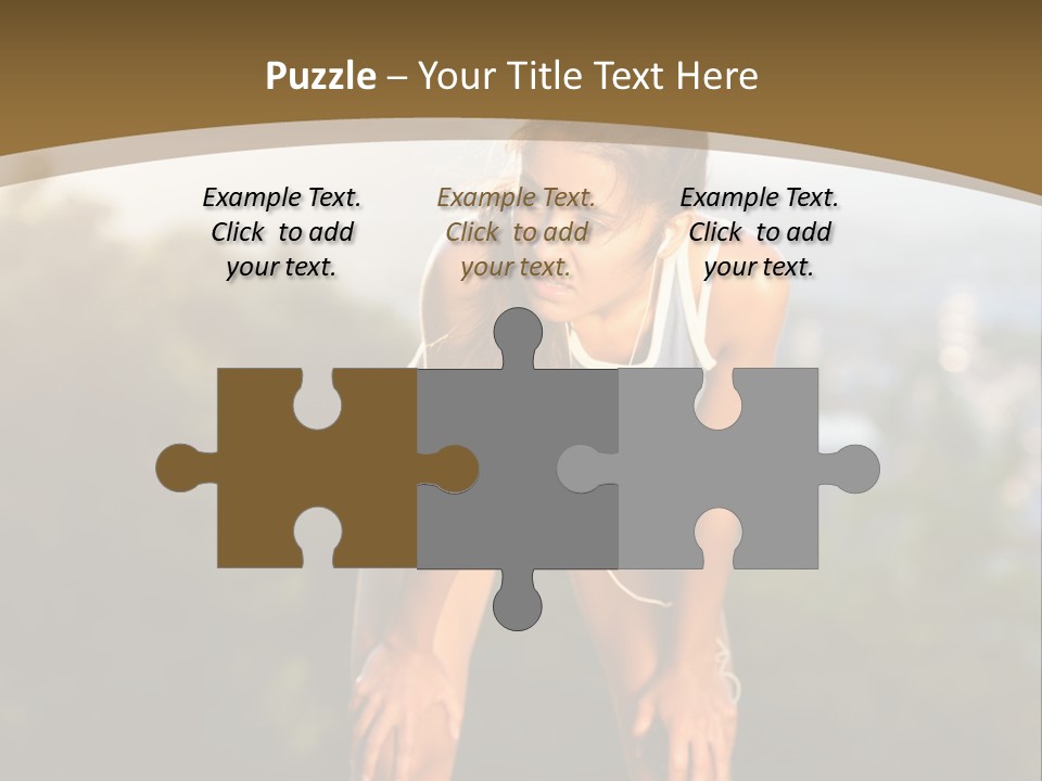 Sportswear Girl Summer PowerPoint Template