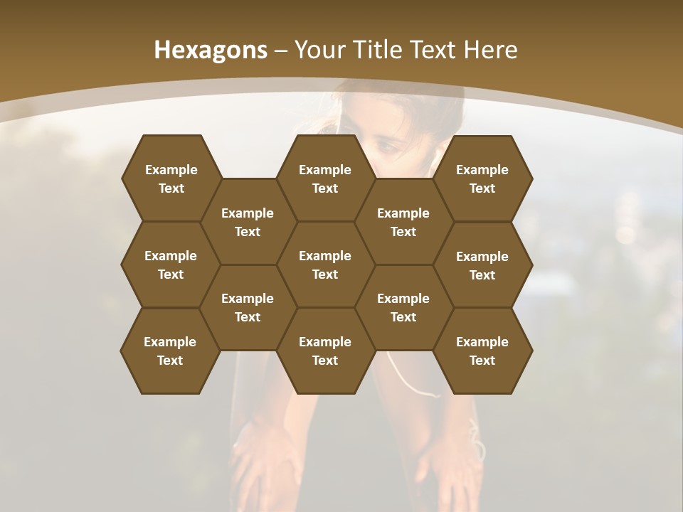 Sportswear Girl Summer PowerPoint Template