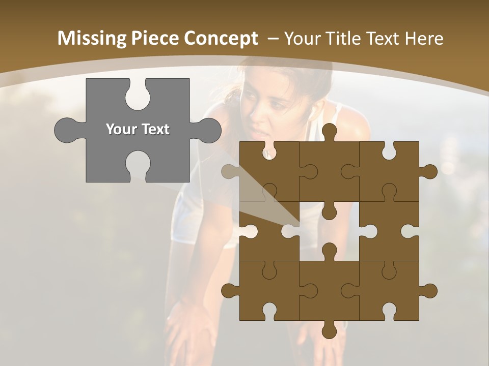 Sportswear Girl Summer PowerPoint Template