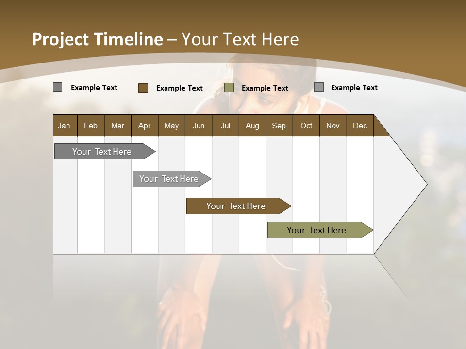 Sportswear Girl Summer PowerPoint Template