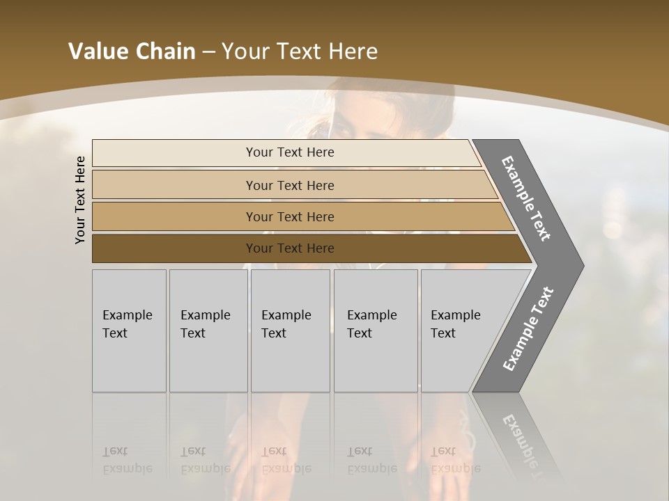 Sportswear Girl Summer PowerPoint Template