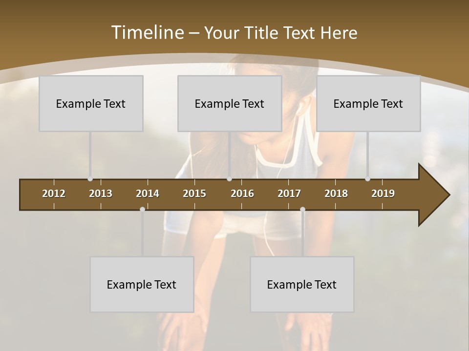 Sportswear Girl Summer PowerPoint Template