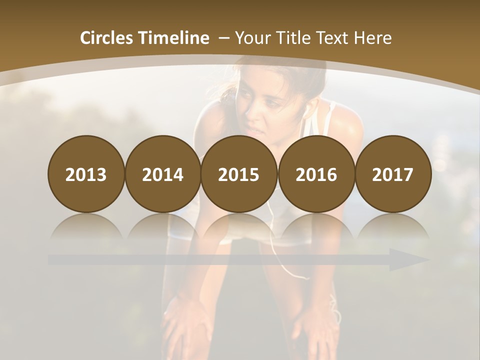 Sportswear Girl Summer PowerPoint Template