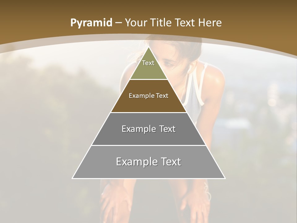 Sportswear Girl Summer PowerPoint Template