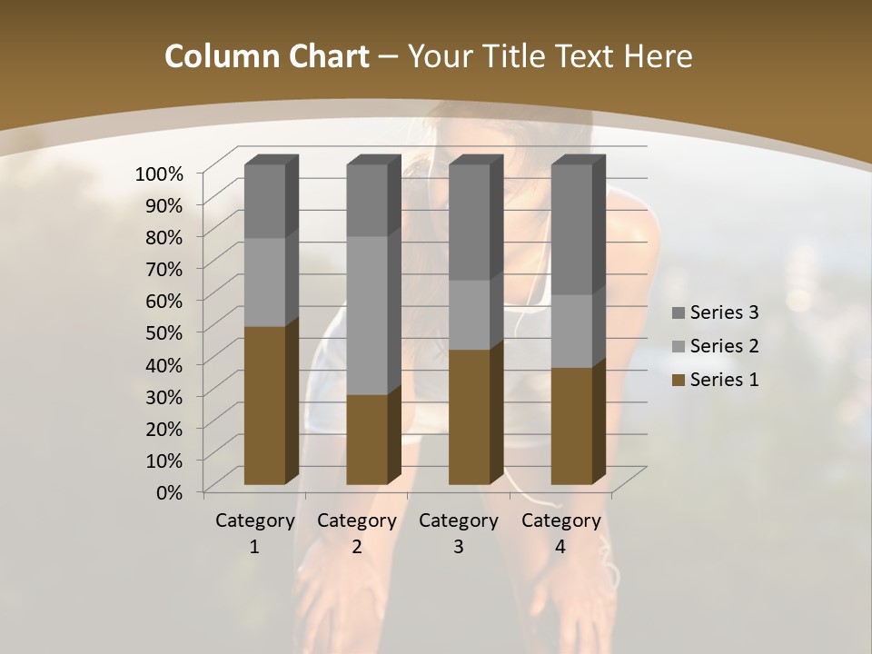 Sportswear Girl Summer PowerPoint Template