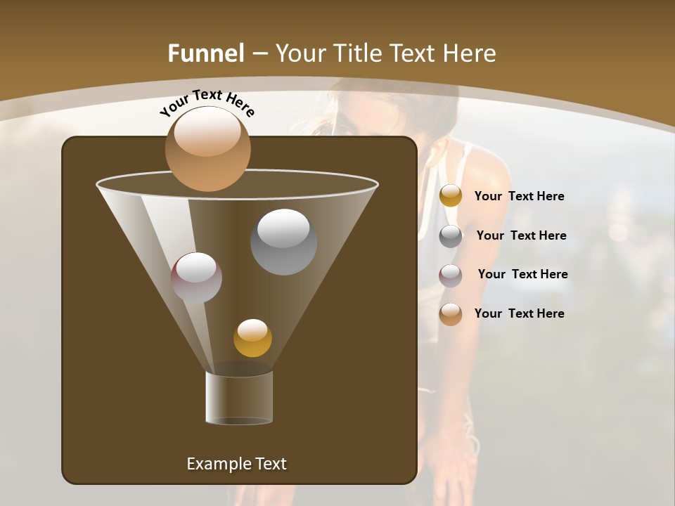 Sportswear Girl Summer PowerPoint Template