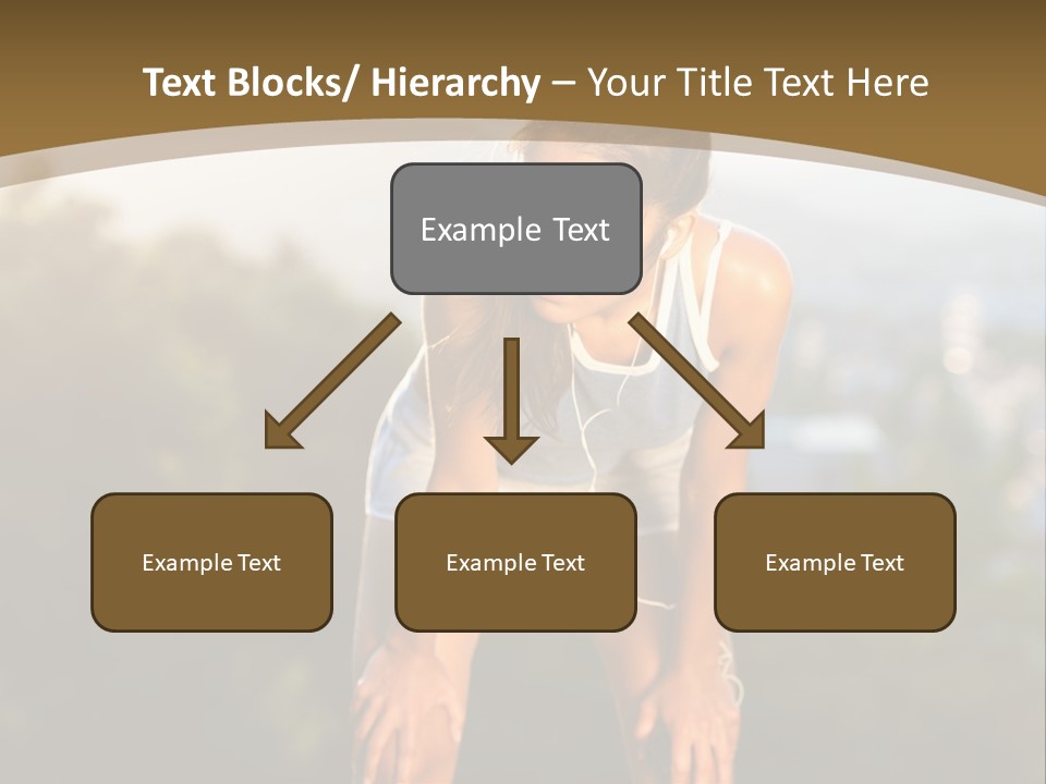 Sportswear Girl Summer PowerPoint Template