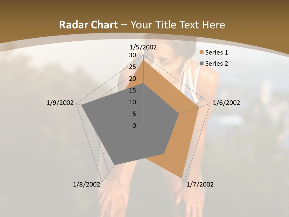 Sportswear Girl Summer PowerPoint Template