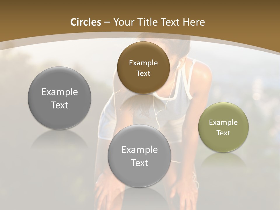 Sportswear Girl Summer PowerPoint Template