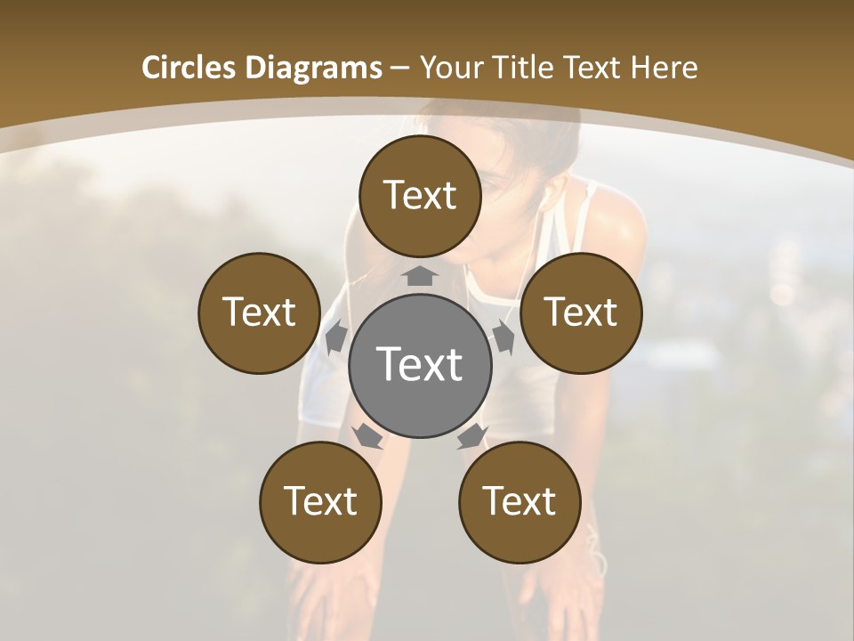 Sportswear Girl Summer PowerPoint Template