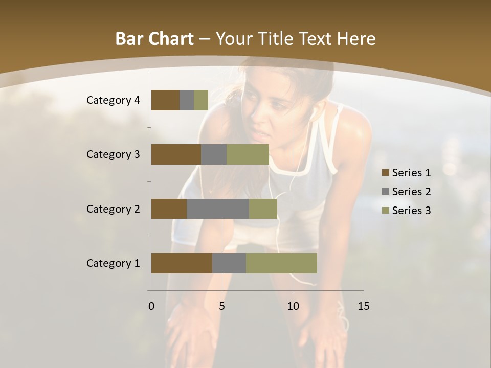 Sportswear Girl Summer PowerPoint Template