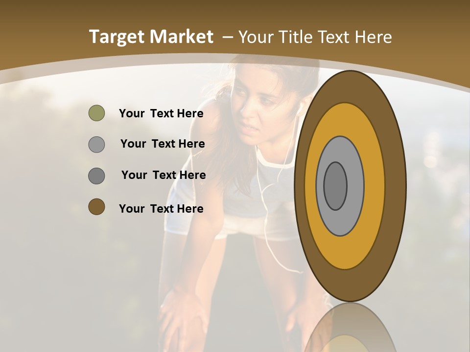 Sportswear Girl Summer PowerPoint Template