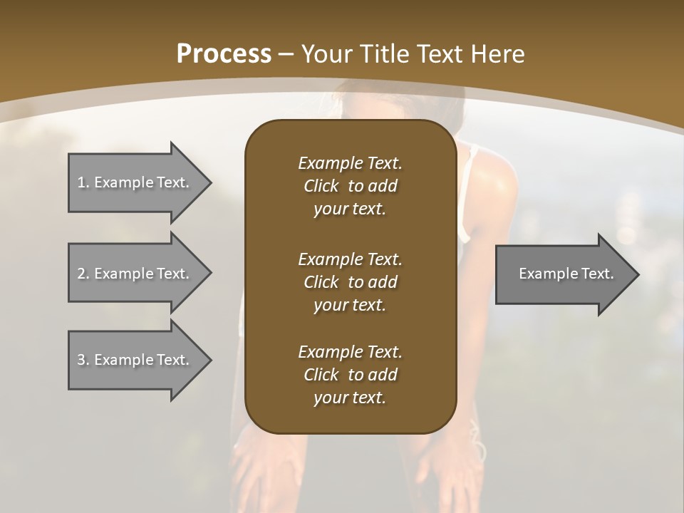 Sportswear Girl Summer PowerPoint Template