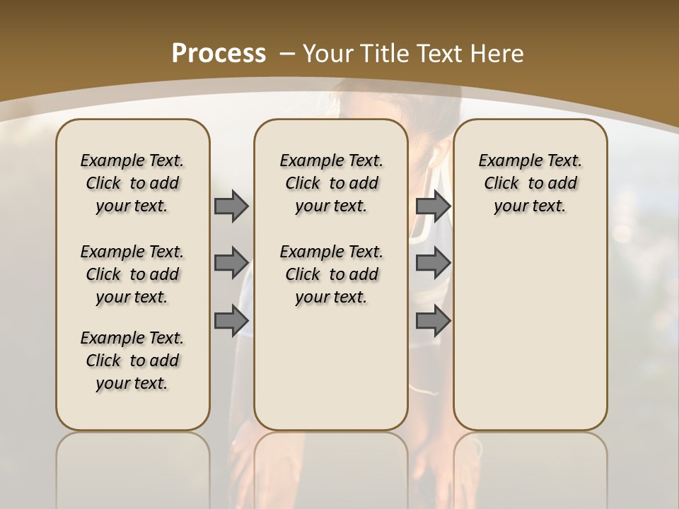 Sportswear Girl Summer PowerPoint Template