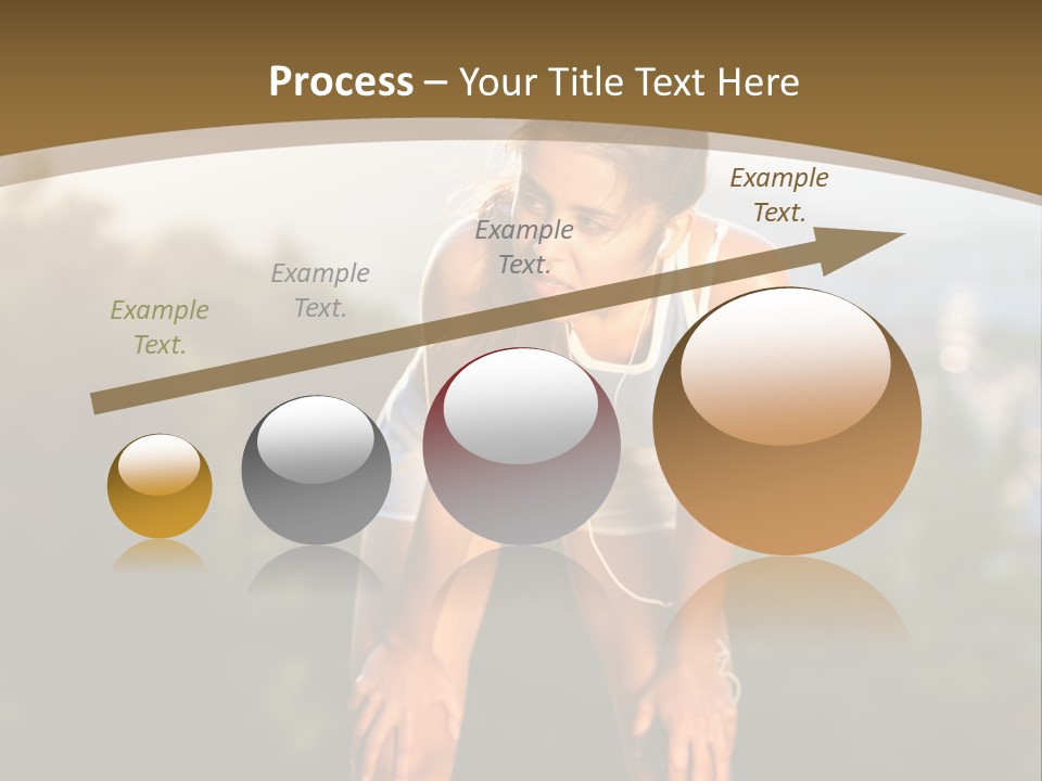 Sportswear Girl Summer PowerPoint Template