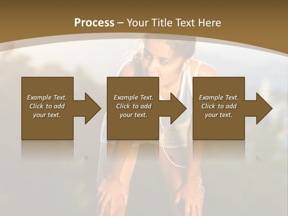 Sportswear Girl Summer PowerPoint Template