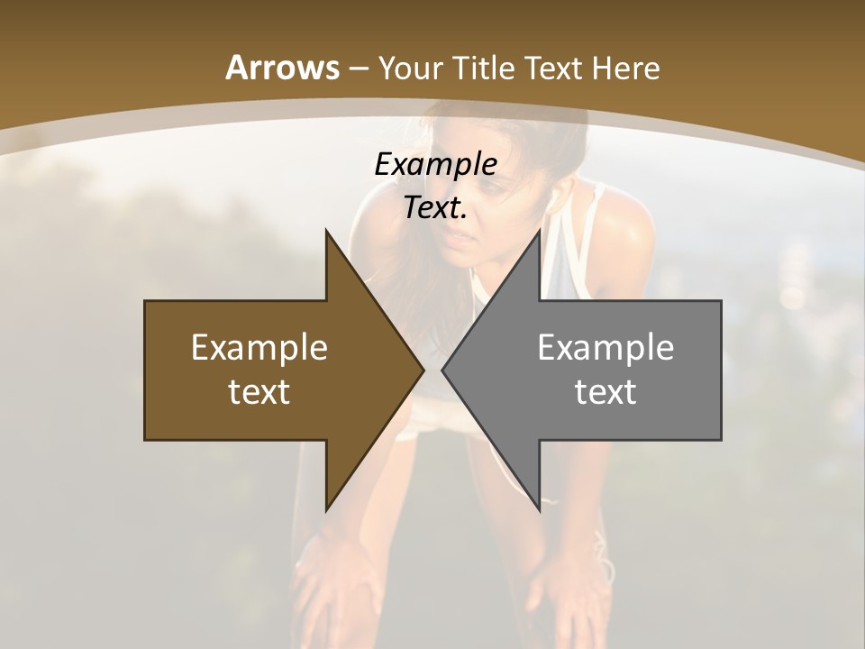 Sportswear Girl Summer PowerPoint Template