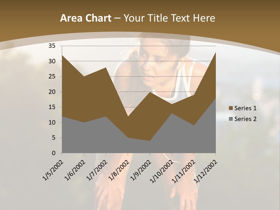 Sportswear Girl Summer PowerPoint Template