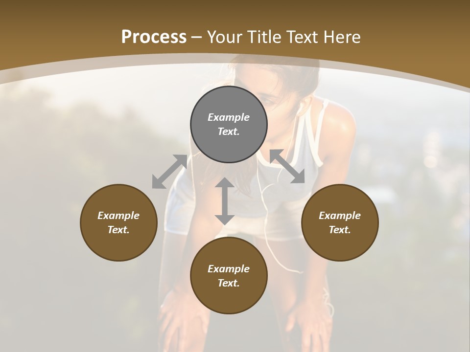 Sportswear Girl Summer PowerPoint Template