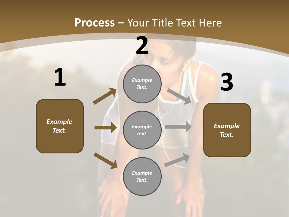 Sportswear Girl Summer PowerPoint Template