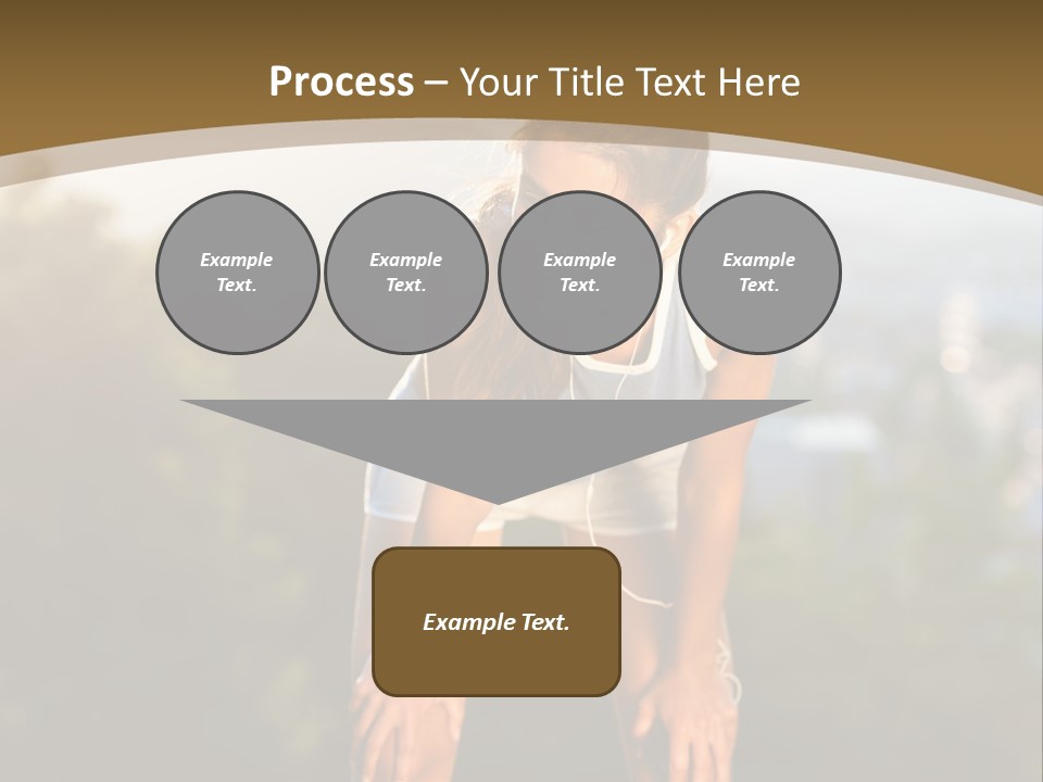 Sportswear Girl Summer PowerPoint Template