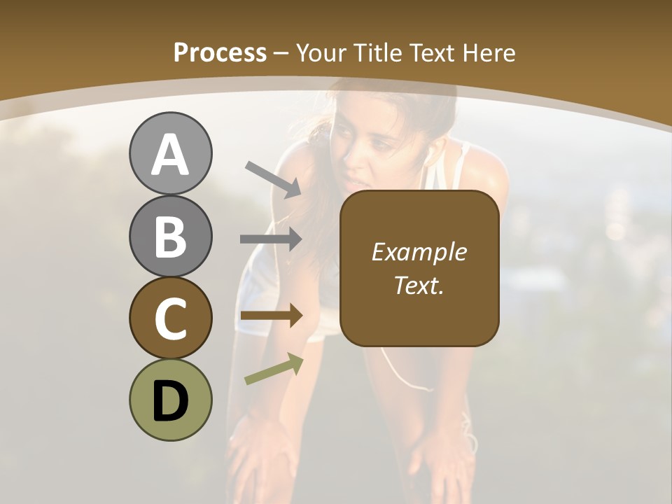 Sportswear Girl Summer PowerPoint Template