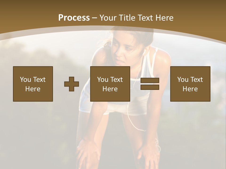 Sportswear Girl Summer PowerPoint Template