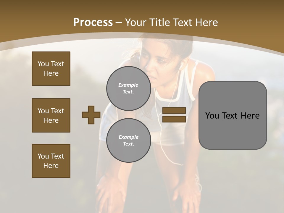 Sportswear Girl Summer PowerPoint Template