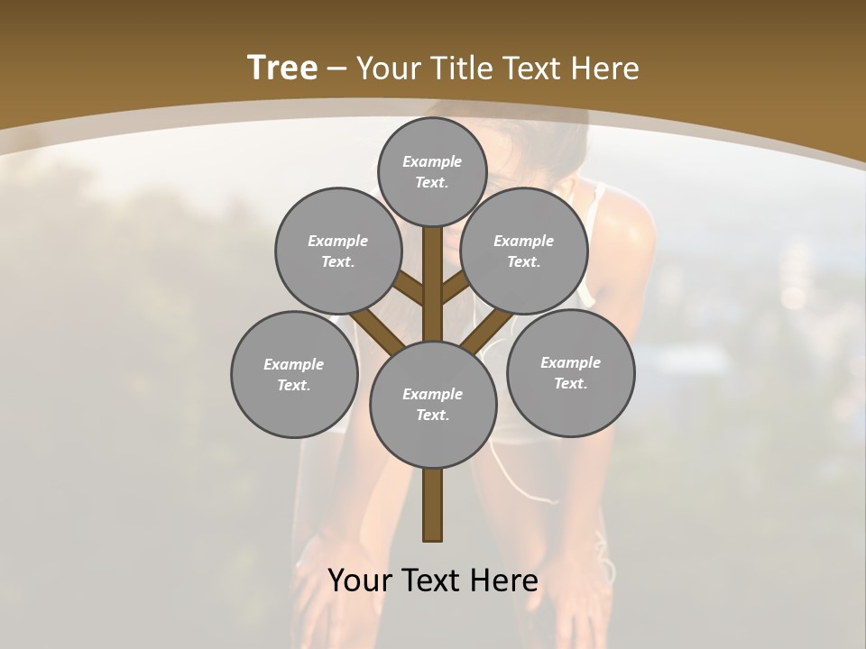 Sportswear Girl Summer PowerPoint Template