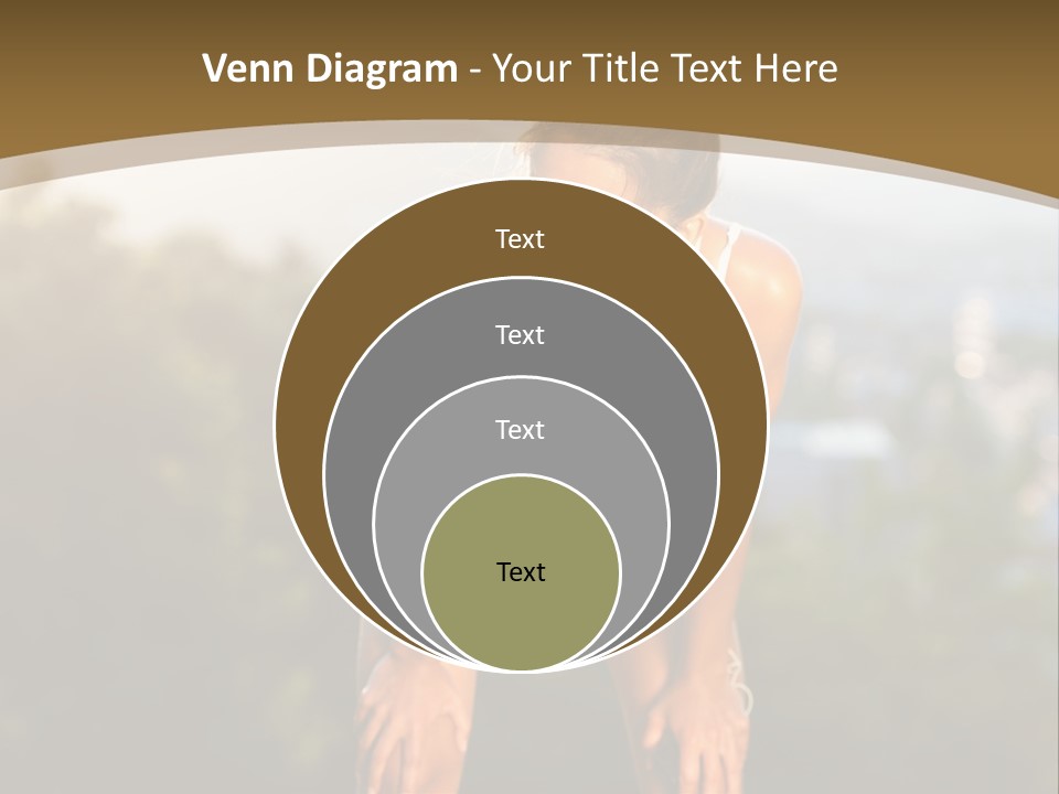 Sportswear Girl Summer PowerPoint Template